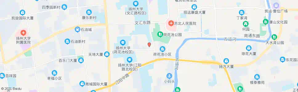 扬州砚池小区_公交站地图_扬州公交_妙搜公交查询2024