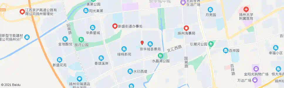 扬州绿杨新苑(东门)_公交站地图_扬州公交_妙搜公交查询2024