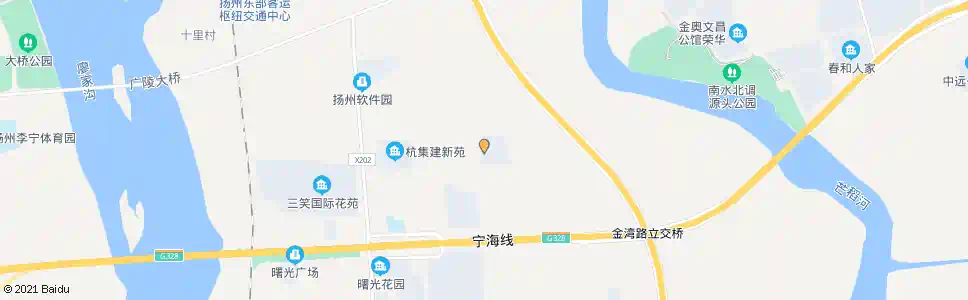 扬州建新东苑_公交站地图_扬州公交_妙搜公交查询2024