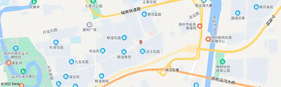 扬州连运村_公交站地图_扬州公交_妙搜公交查询2024