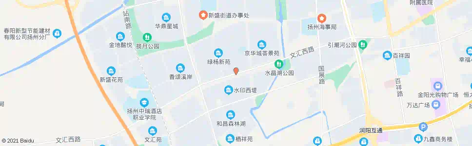 扬州绿杨新苑_公交站地图_扬州公交_妙搜公交查询2024