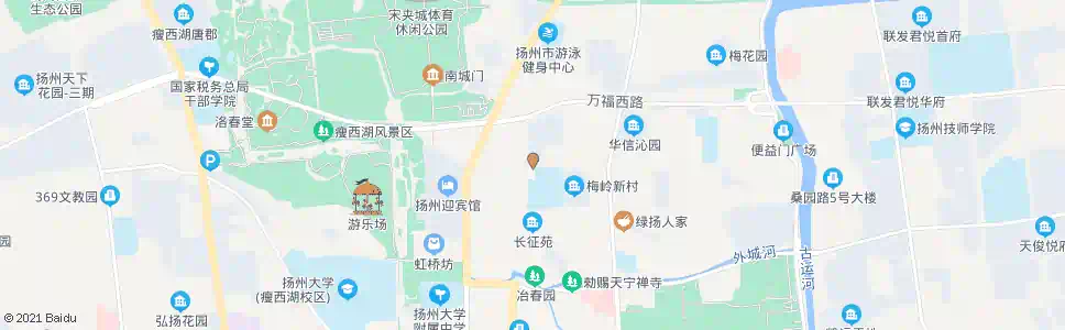 扬州梅岭西路_公交站地图_扬州公交_妙搜公交查询2024