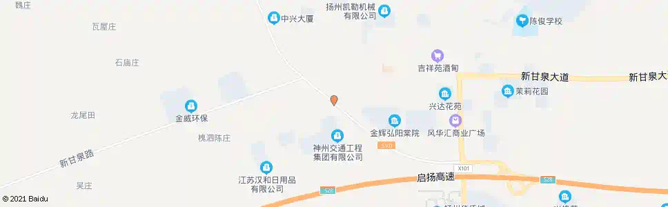 扬州邗江汽车产业园_公交站地图_扬州公交_妙搜公交查询2024