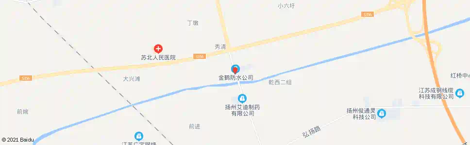 扬州吴桥公路_公交站地图_扬州公交_妙搜公交查询2024