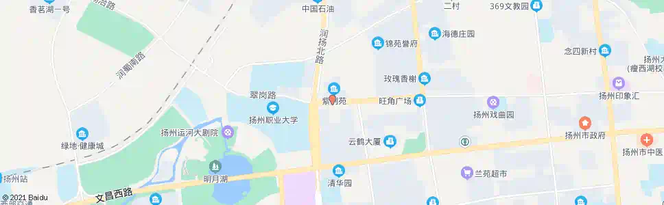 扬州紫荆苑(新视野眼科医院)_公交站地图_扬州公交_妙搜公交查询2024