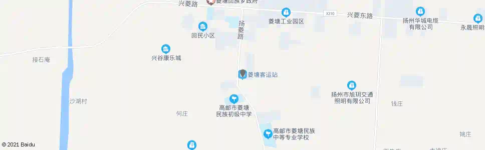 扬州菱塘客运站(菱塘清真寺)_公交站地图_扬州公交_妙搜公交查询2024