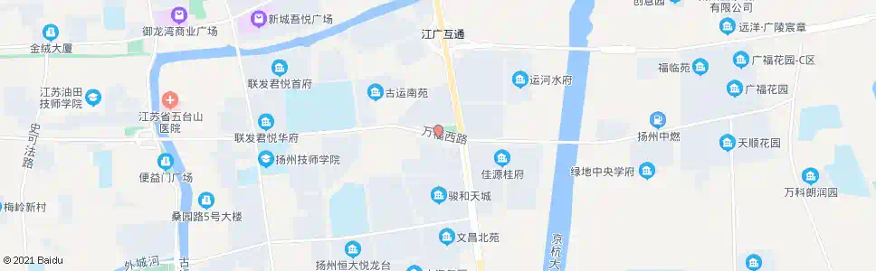 扬州运河名城锦园_公交站地图_扬州公交_妙搜公交查询2024