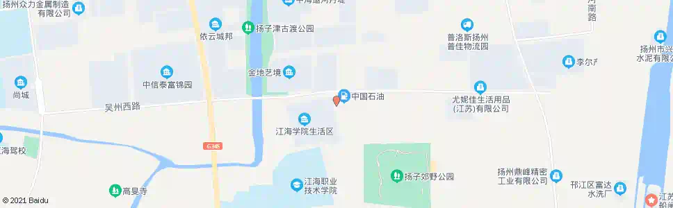 扬州江海学院(高昮寺)_公交站地图_扬州公交_妙搜公交查询2024