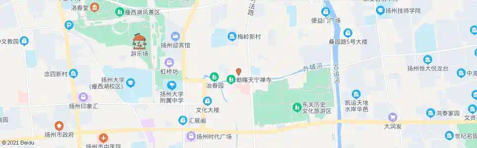 扬州宝带宾馆_公交站地图_扬州公交_妙搜公交查询2024