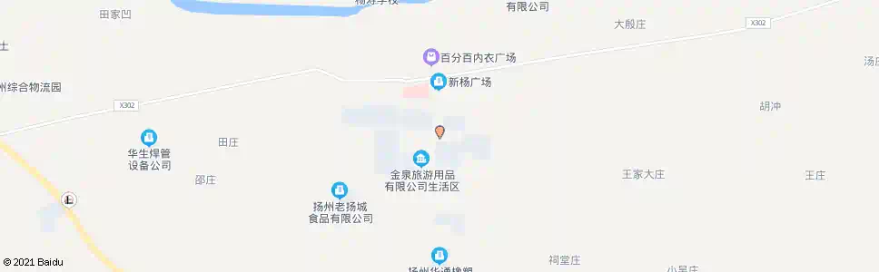 扬州华鑫酒店_公交站地图_扬州公交_妙搜公交查询2024