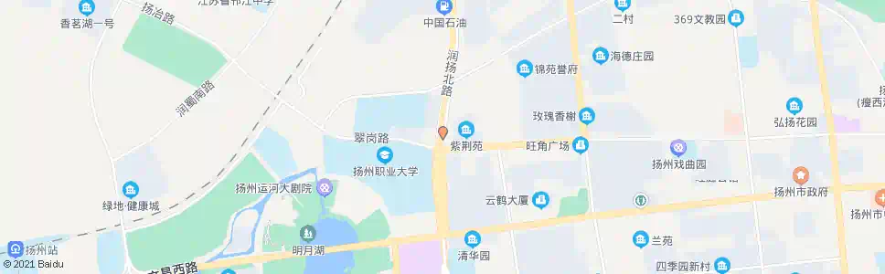 扬州润扬北路翠岗路_公交站地图_扬州公交_妙搜公交查询2024