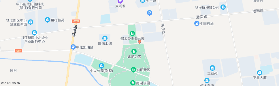 镇江城市公园_公交站地图_镇江公交_妙搜公交查询2024