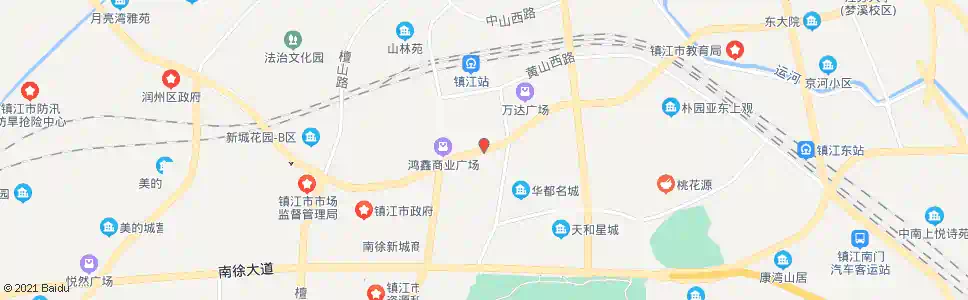 镇江百盛家园_公交站地图_镇江公交_妙搜公交查询2024