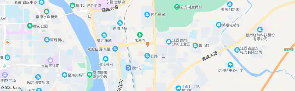 赣州沙河农贸市场_公交站地图_赣州公交_妙搜公交查询2024