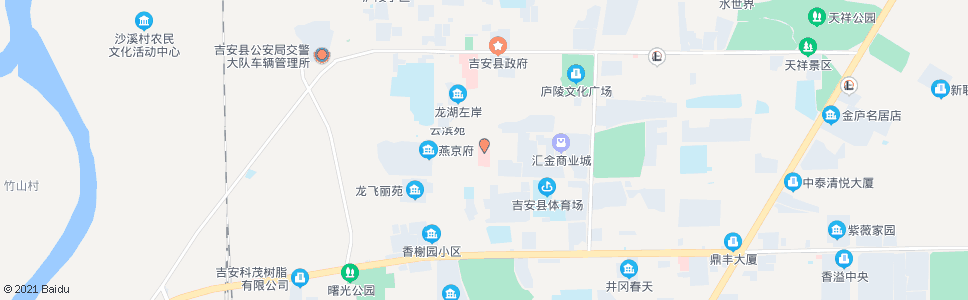 吉安中医院_公交站地图_吉安公交_妙搜公交查询2024