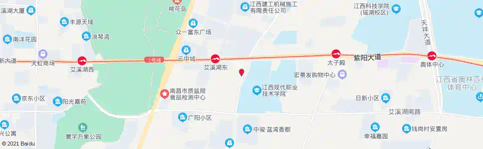 南昌艾溪村_公交站地图_南昌公交_妙搜公交查询2024