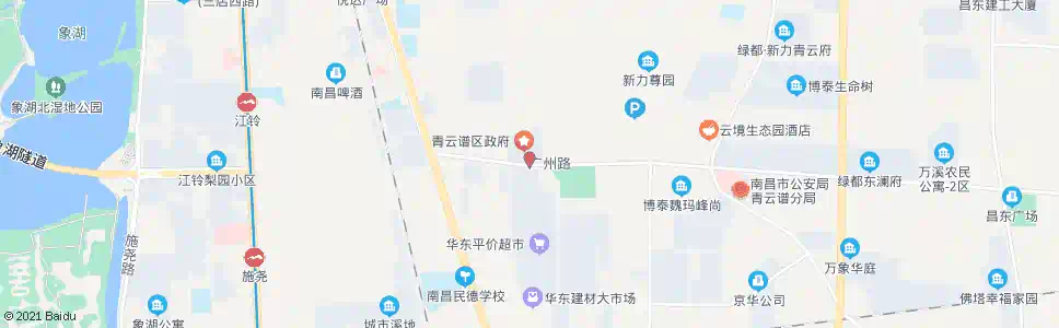 南昌青云谱区政府_公交站地图_南昌公交_妙搜公交查询2024