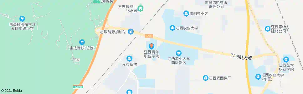 南昌江西青年职业学院_公交站地图_南昌公交_妙搜公交查询2024