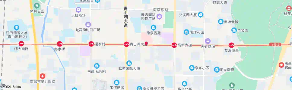 南昌省肿瘤医院_公交站地图_南昌公交_妙搜公交查询2024