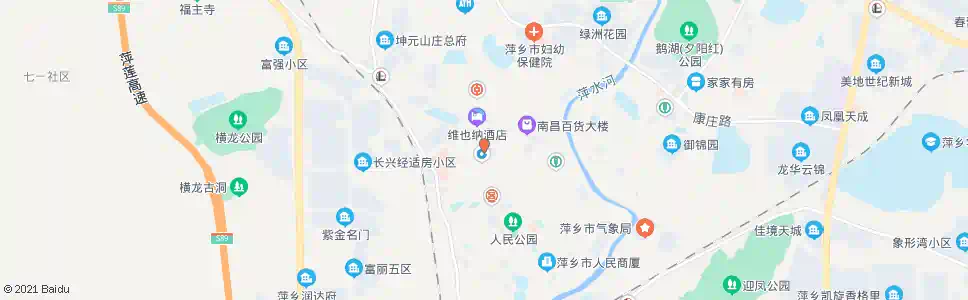 萍乡市建行_公交站地图_萍乡公交_妙搜公交查询2024