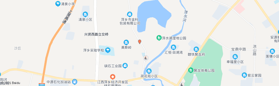 萍乡三田村_公交站地图_萍乡公交_妙搜公交查询2024