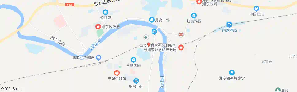 萍乡湘东区医院_公交站地图_萍乡公交_妙搜公交查询2024