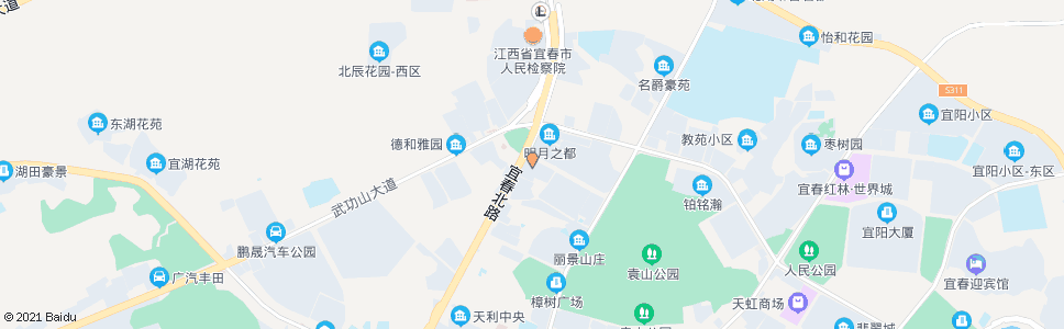宜春市法院_公交站地图_宜春公交_妙搜公交查询2024