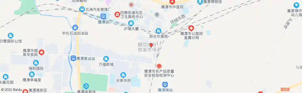 鹰潭干鲜果市场_公交站地图_鹰潭公交_妙搜公交查询2024