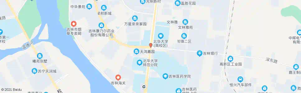 白山二中_公交站地图_白山公交_妙搜公交查询2024