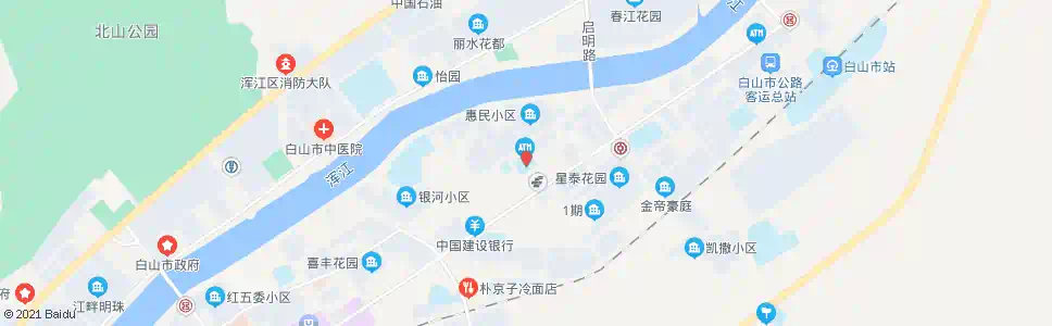 白山沿江小学_公交站地图_白山公交_妙搜公交查询2024