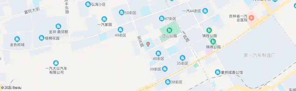 长春安庆路_公交站地图_长春公交_妙搜公交查询2024