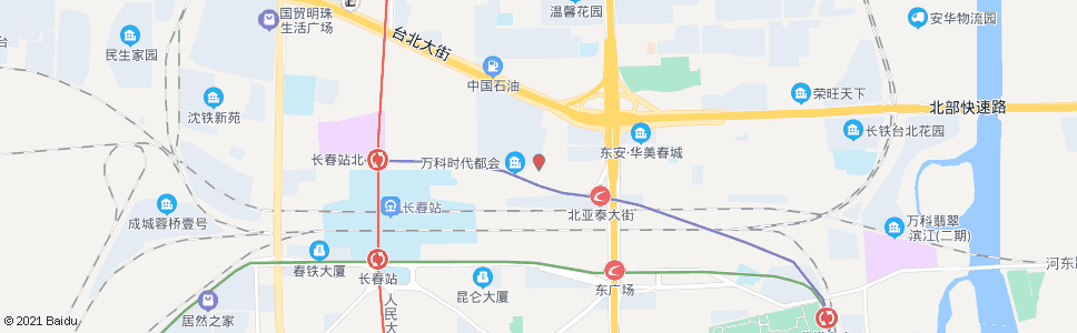 长春北四条_公交站地图_长春公交_妙搜公交查询2024