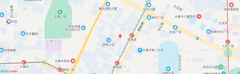长春市二院_公交站地图_长春公交_妙搜公交查询2024