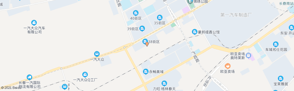 长春车厢厂(东风南街)_公交站地图_长春公交_妙搜公交查询2024