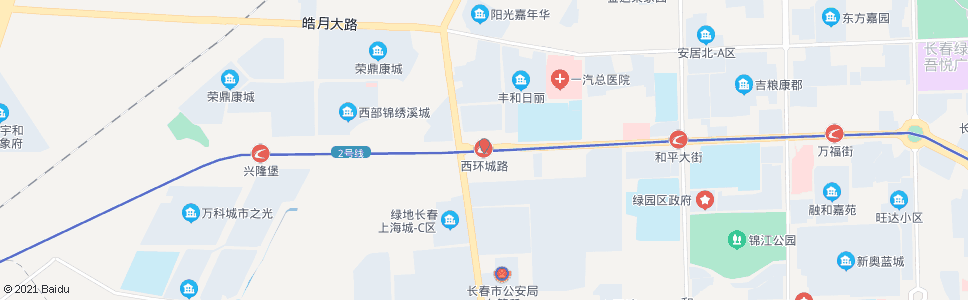 长春西环城路(26街区)_公交站地图_长春公交_妙搜公交查询2024