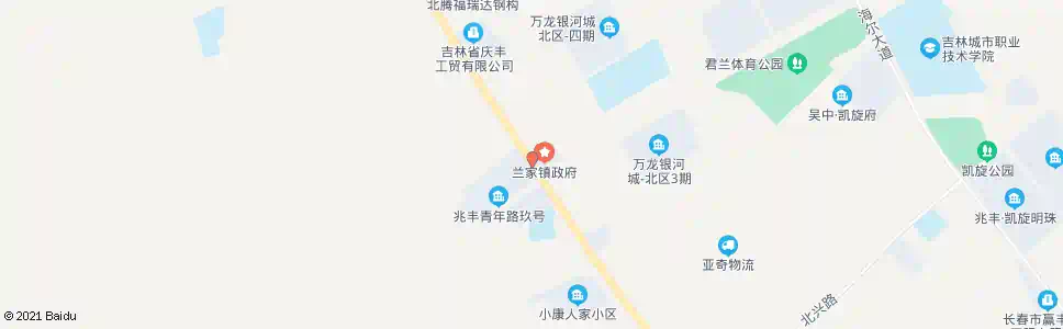 长春兰家银行_公交站地图_长春公交_妙搜公交查询2024