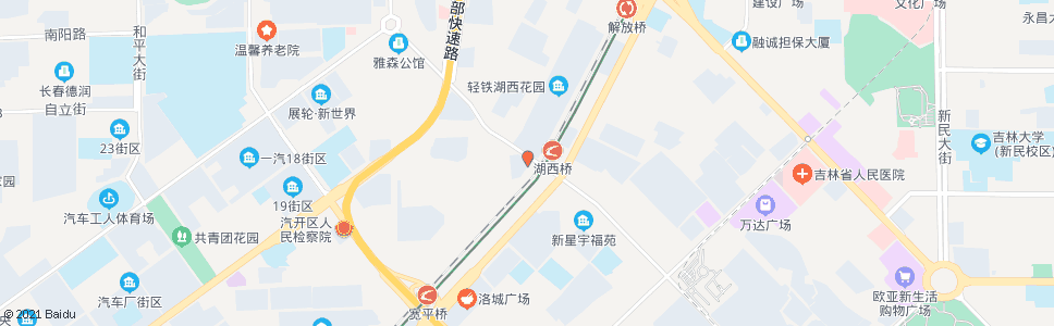 长春正阳街(影城)_公交站地图_长春公交_妙搜公交查询2024