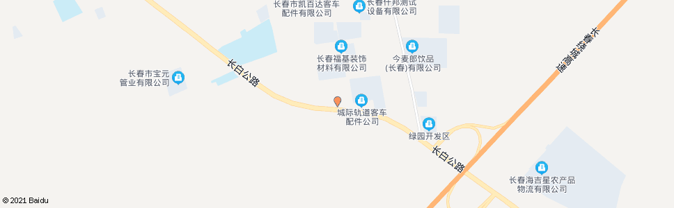 长春绿园经济开发区_公交站地图_长春公交_妙搜公交查询2024