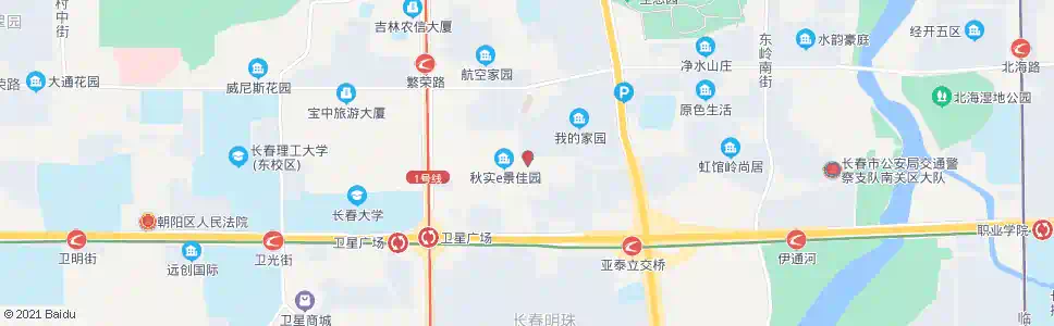 长春健民街_公交站地图_长春公交_妙搜公交查询2024