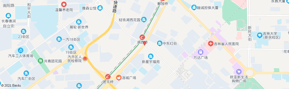 长春湖西路(开运街)_公交站地图_长春公交_妙搜公交查询2024