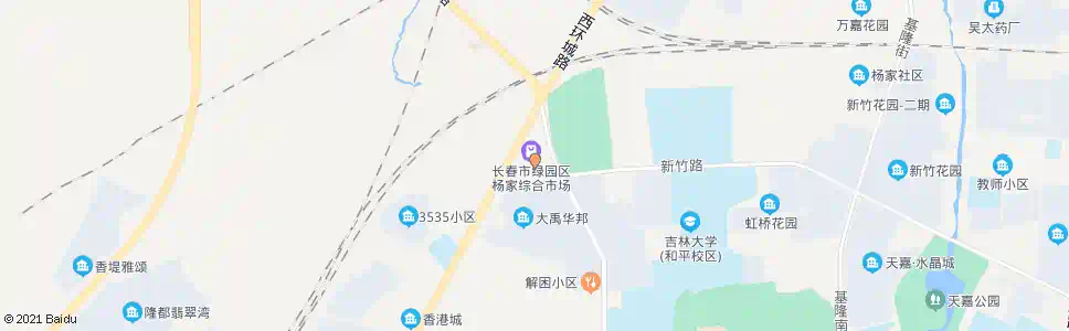 长春青州路市场_公交站地图_长春公交_妙搜公交查询2024