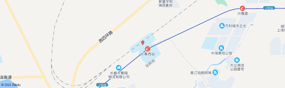 长春站前街(长春西站)_公交站地图_长春公交_妙搜公交查询2024