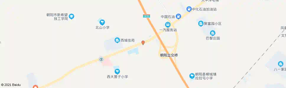 朝阳西大营子农贸市场_公交站地图_朝阳公交_妙搜公交查询2024