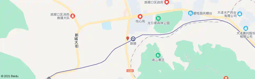 大连旅顺轻轨站_公交站地图_大连公交_妙搜公交查询2024