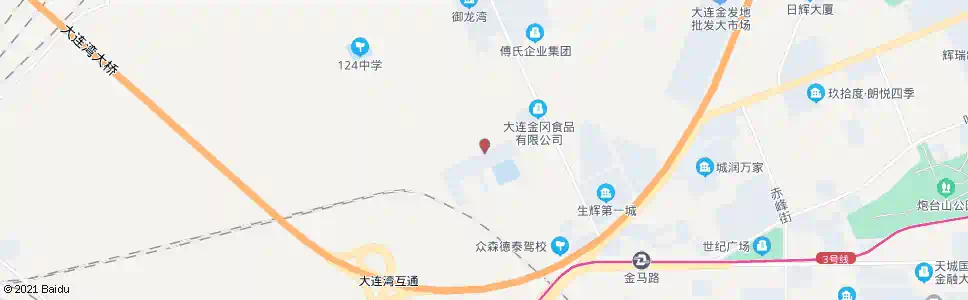 大连金洋小区市场_公交站地图_大连公交_妙搜公交查询2024