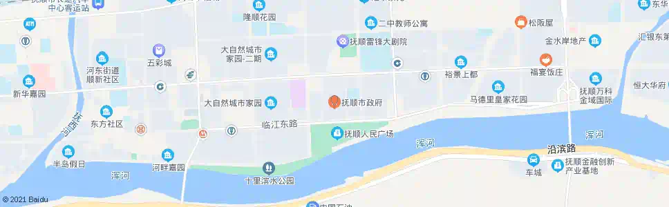 抚顺市政府_公交站地图_抚顺公交_妙搜公交查询2024