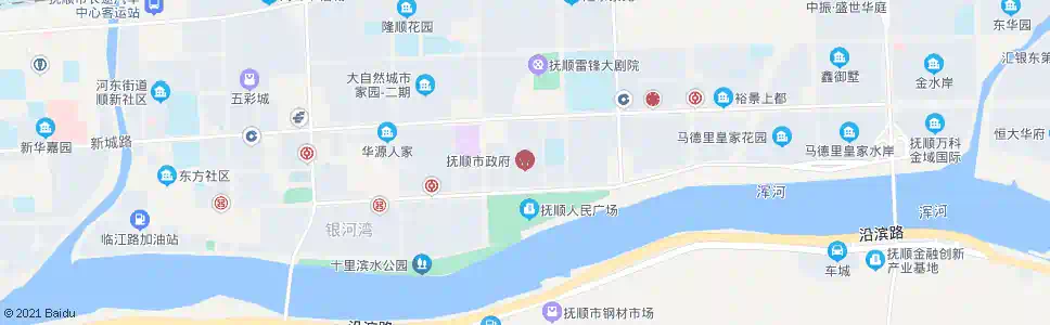 抚顺开发区政府_公交站地图_抚顺公交_妙搜公交查询2024