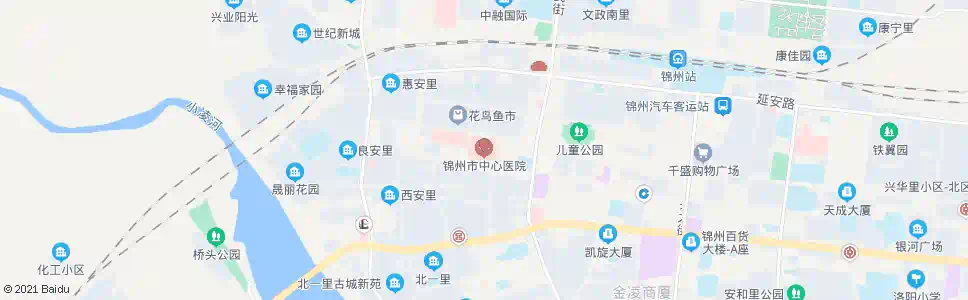 锦州中心医院_公交站地图_锦州公交_妙搜公交查询2024