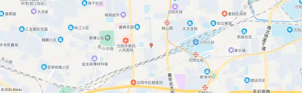 沈阳昆山路嫩江街_公交站地图_沈阳公交_妙搜公交查询2024