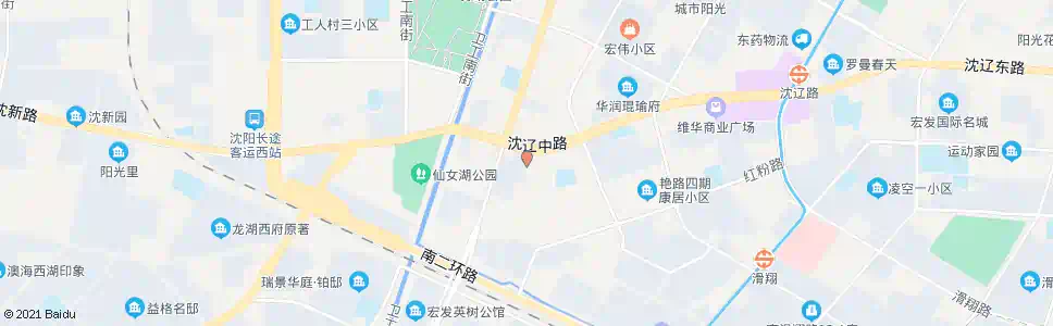 沈阳路官一街沈辽路_公交站地图_沈阳公交_妙搜公交查询2024